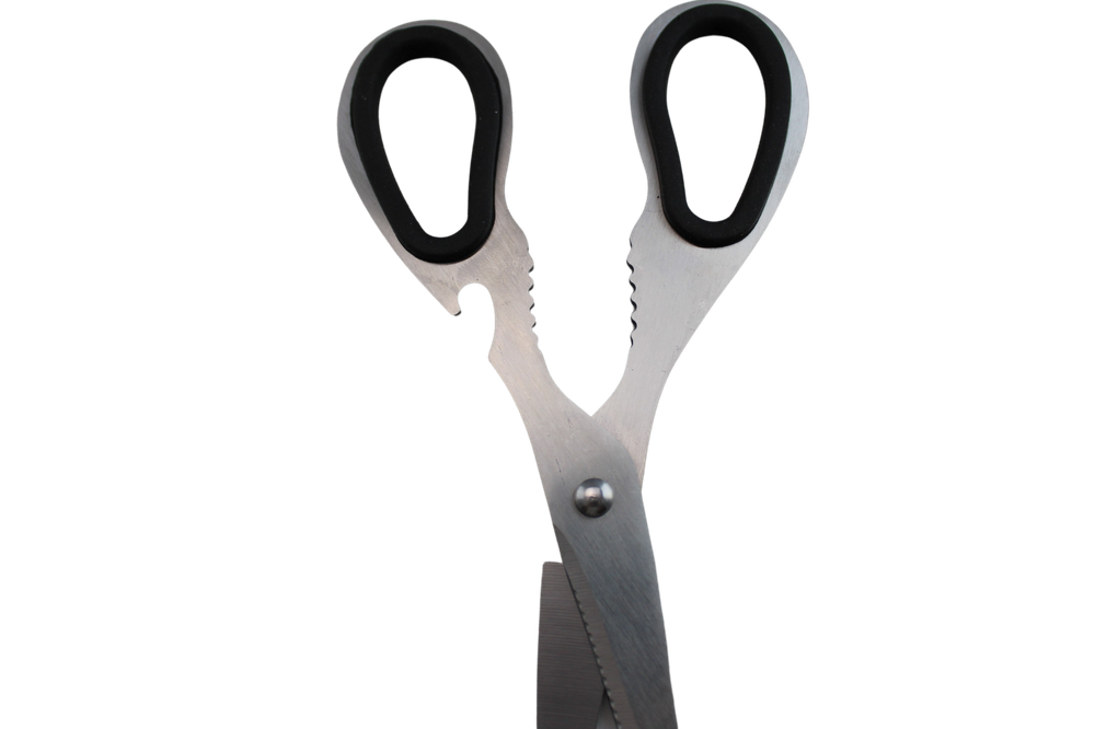 Kitchen Shears Bottle Opener Nut Cracker Scissors Multi-Purpose Stainless Steel