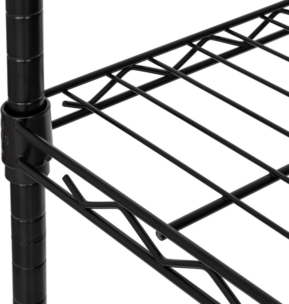 Solid Steel Wire Shelving Storage Unit Adjustable Shelves Organizer Rack