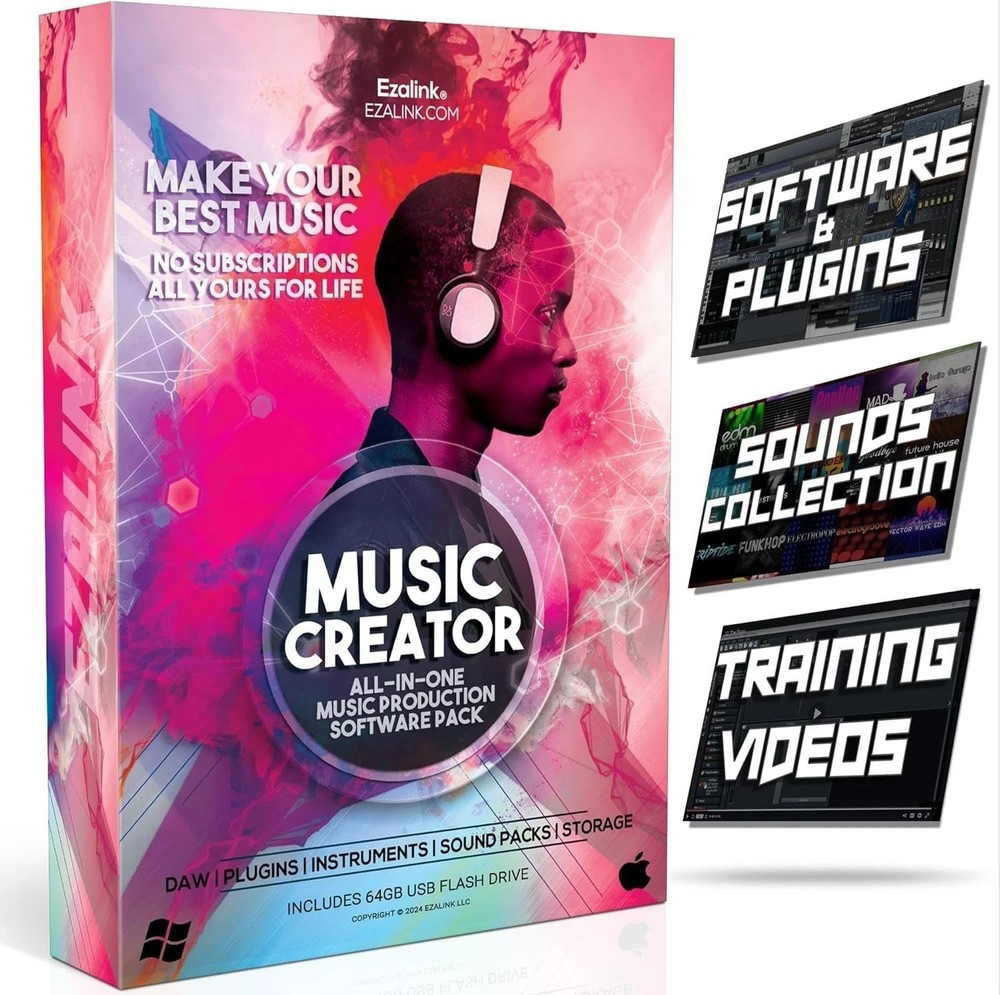 Music Software Bundle - Recording & Editing Tools for PC/Mac-