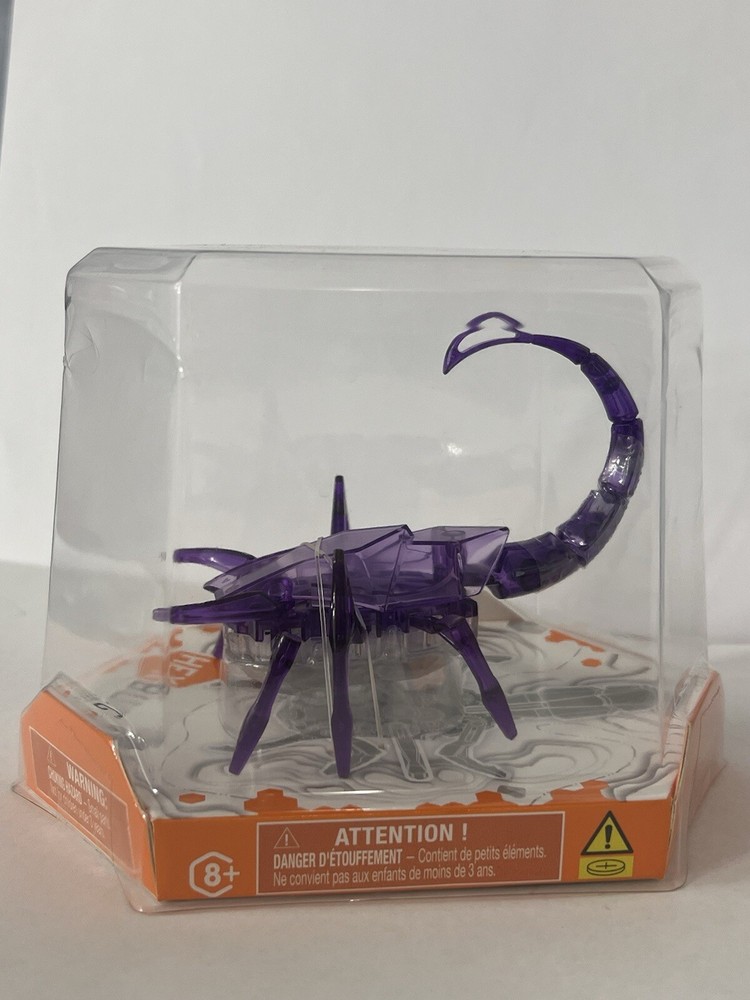 HEXBUG- Micro Robotic Creatures Scorpion Mechanicals Purple Robot Insect New