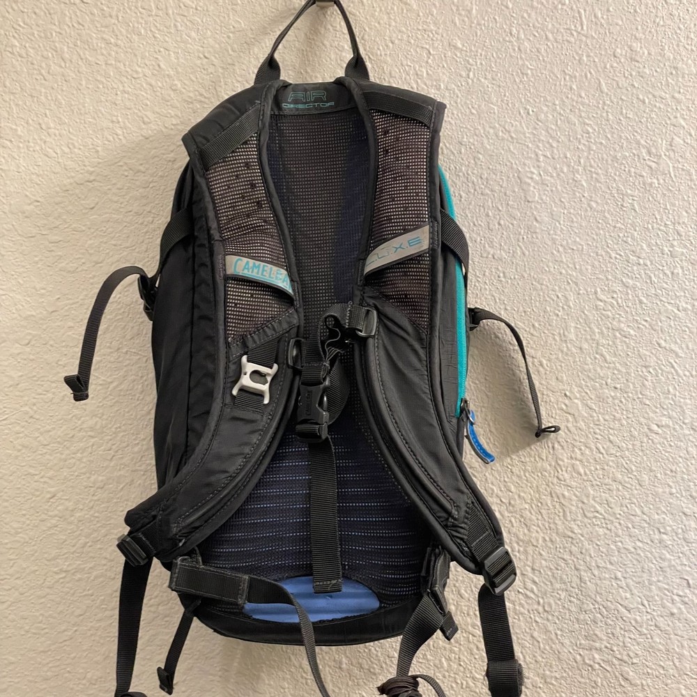 Camelbak L.U.X.E. Hydration Backpack Black Teal Daypack Hiking Cycling