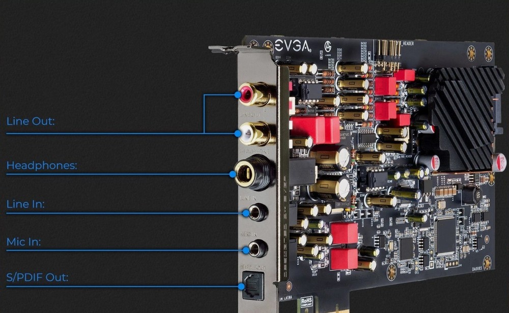 EVGA Nu Audio PCIe Sound Card engineered with Audio Note