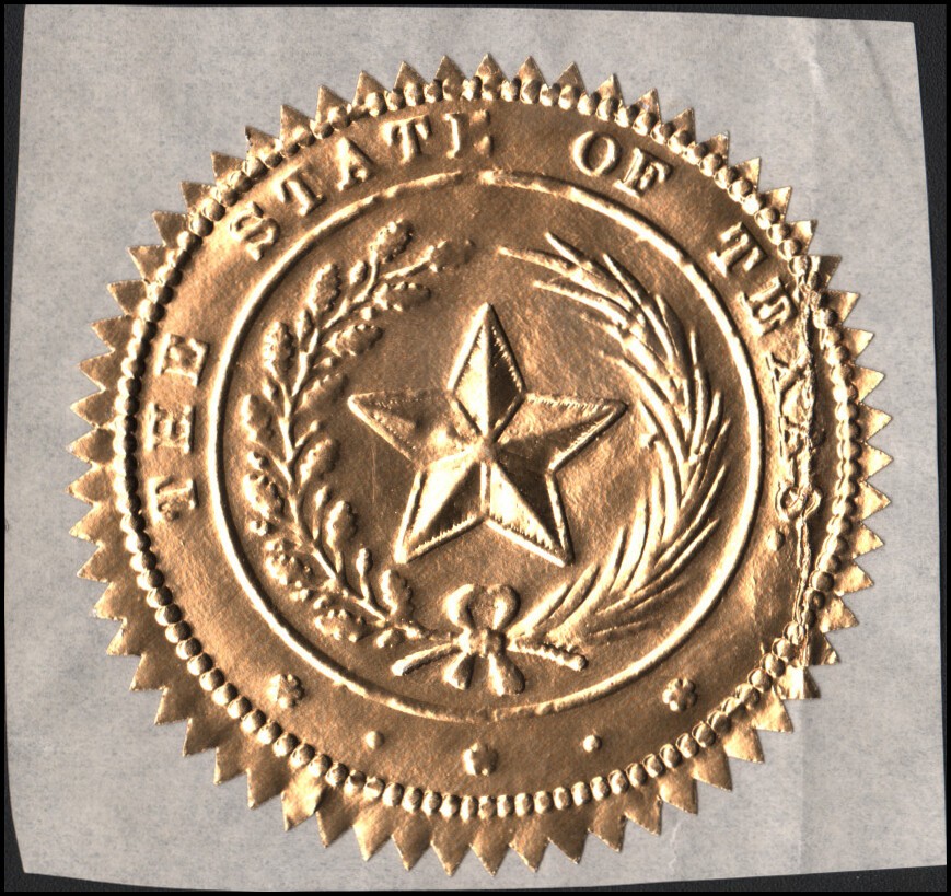US seal, Great State of TX