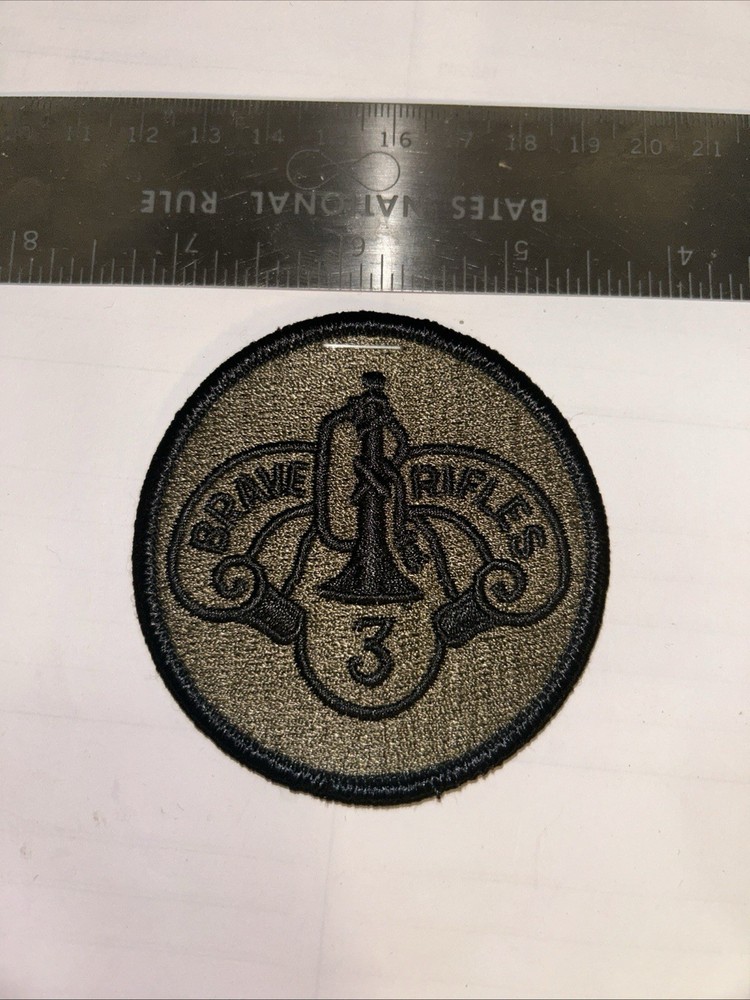 Patch armée us 3rd ARMORED CAVALERY RÉGIMENT kaki original