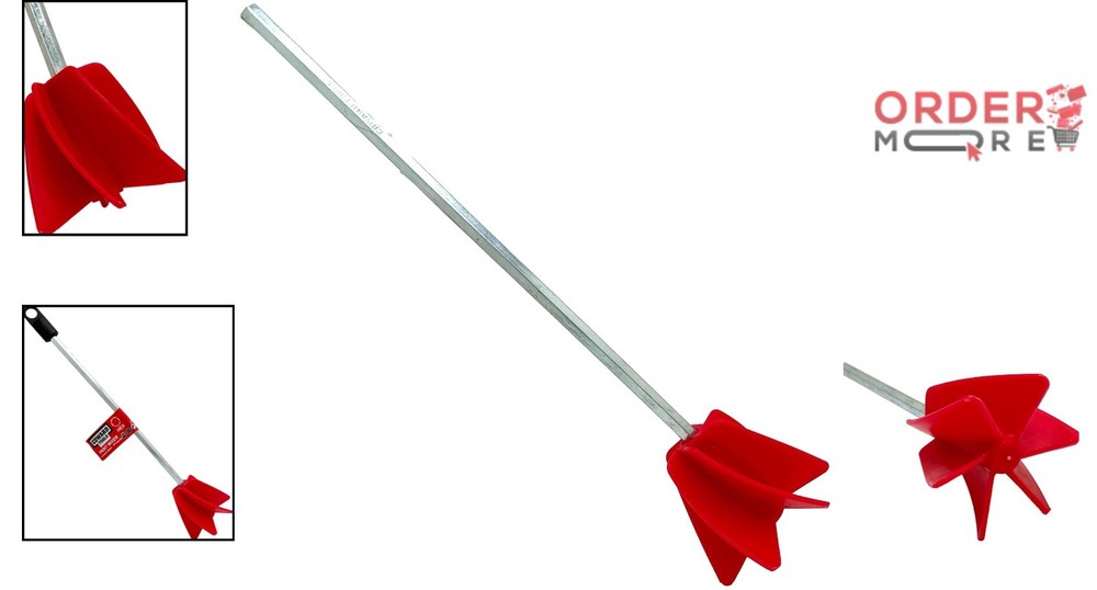 Durable Paint Mixer Drill Attachment - Even Flow Paddle for Effortless Mixing