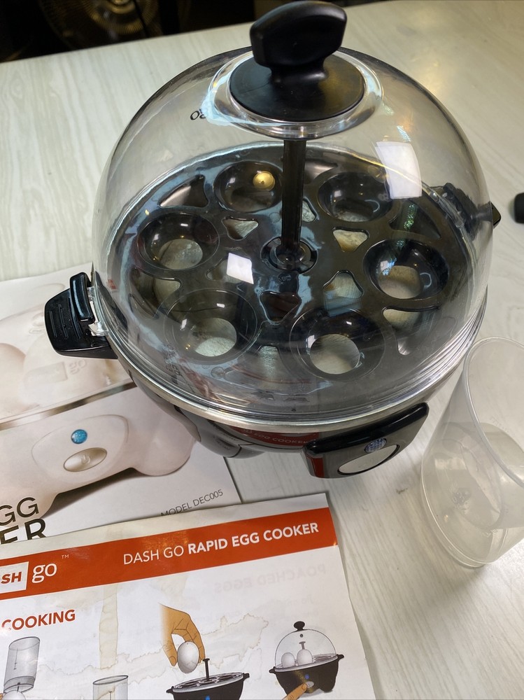 Dash Rapid Egg Cooker: 6 Egg Capacity Electric Egg Cooker for Hard Boiled Eggs,