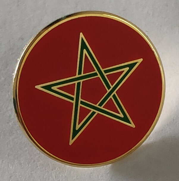 Moorish Star Lapel Pin