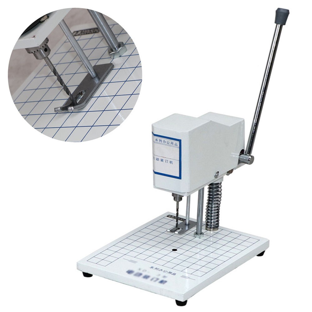 XD-3 Electric Book Punch Stapler 220V/120W Document Office Binding Machine