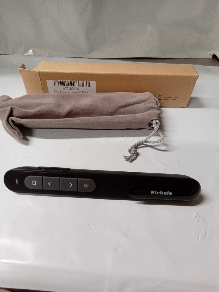 ELEKETE WIRELESS PRESENTER WITH LEASER POINTER PRESENTATION CLICKER,330FT