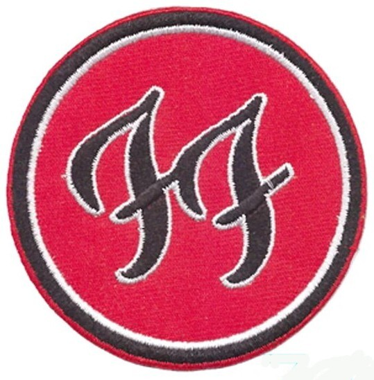 FOO FIGHTERS IRON ON PATCH smiley face logo punk rock nirvana grunge dave grohl