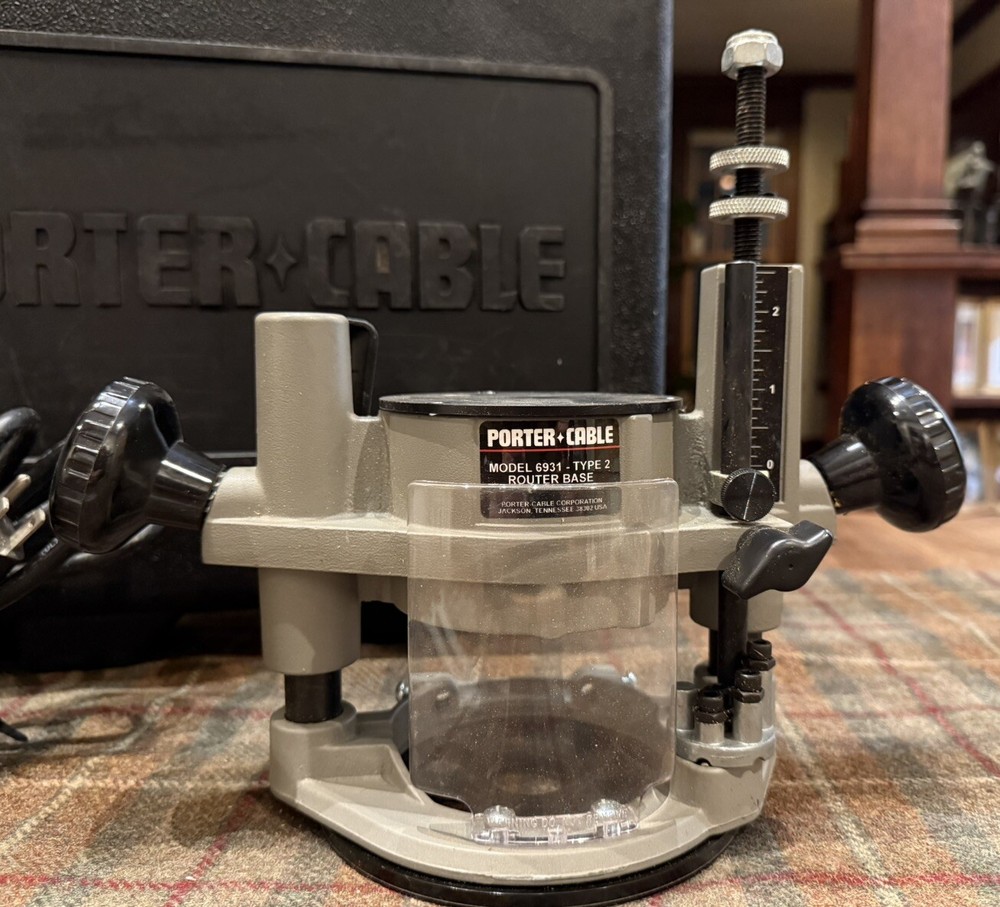 Porter Cable Plunge & Fixed Router Kit- 1001 T2 & 6931 Type 2 Base