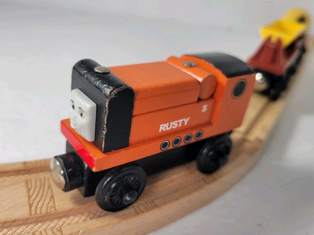 Thomas & Friends Wooden Railway Rusty Dumper Cement Mixer Train Tank Engine