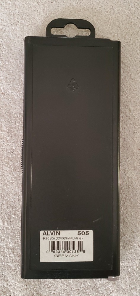 ALVIN Compass Basic Bow Combination Compass with Ruler Pen Model 505