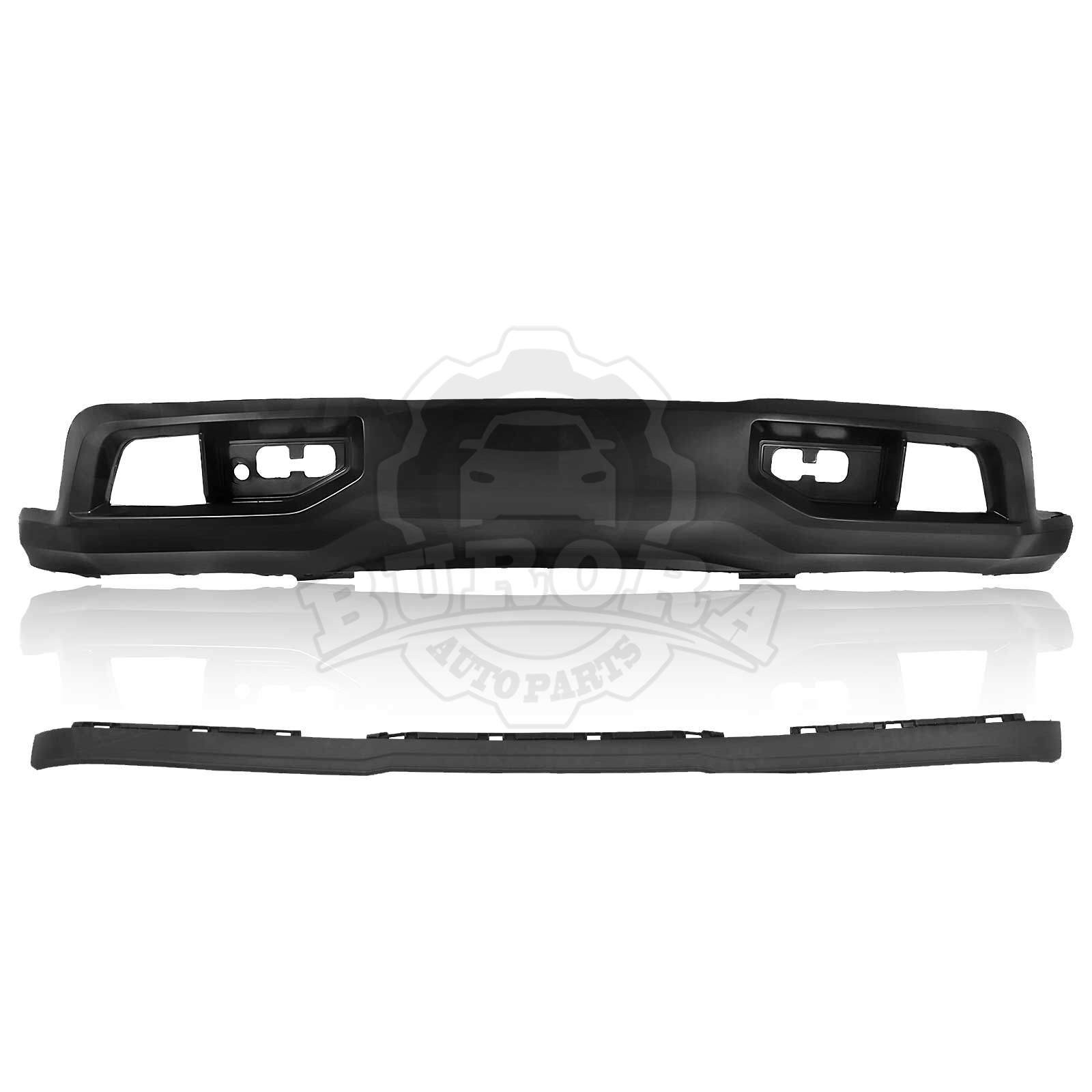 For 2019-2021 Silverado 1500 Front Bumper Cover Lower Valance W/LED Fog Lights