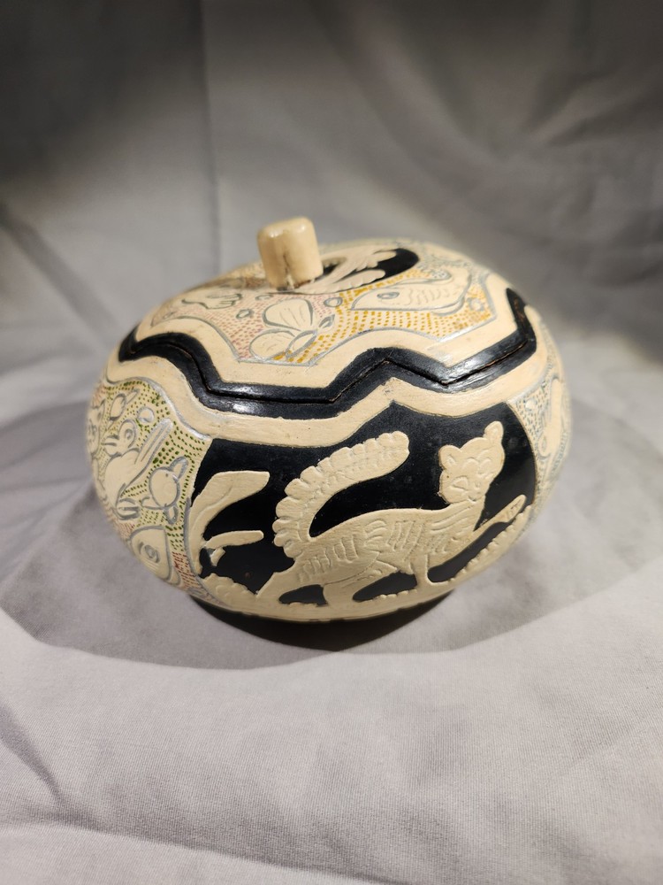 Beautiful hand painted Gourd