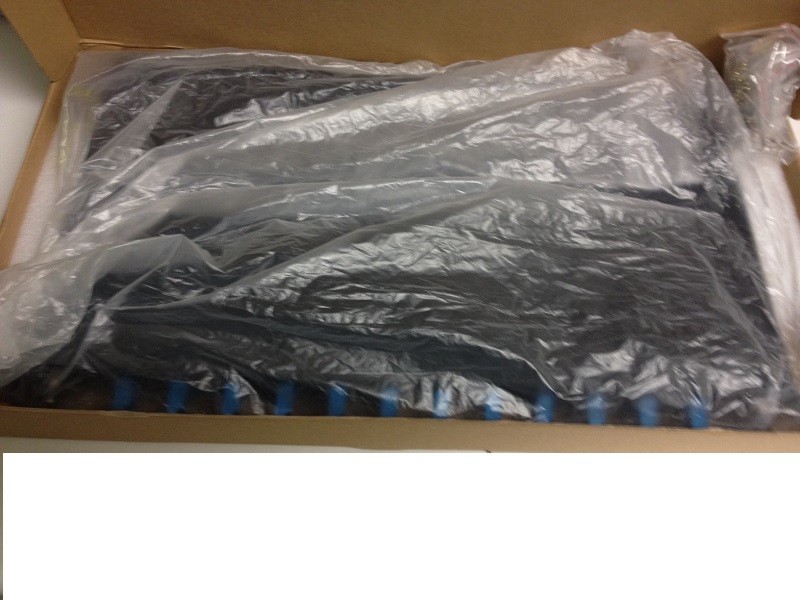 Fiber Optic Patch Panel,1U,Rackmount,12 Port Loaded LC Duplex-4596