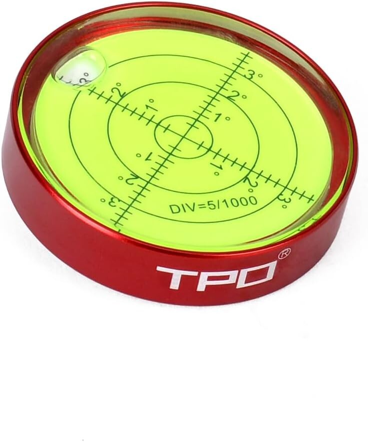 Horizontal Bubble Level 2.5 Inch Precision Bulls-eye Circular Bubble Level