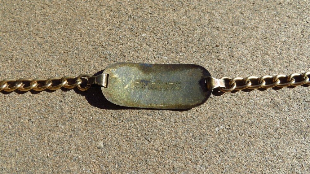 WW2 US Army Military Name ID Identification Bracelet