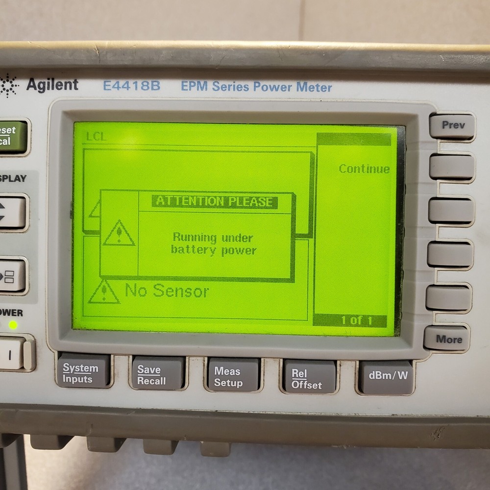 AGILENT E4418B EPM SERIES POWER METER