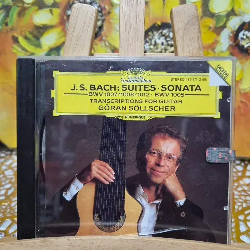 Bach Guitar Performance CD by Schulz 1992 Germany