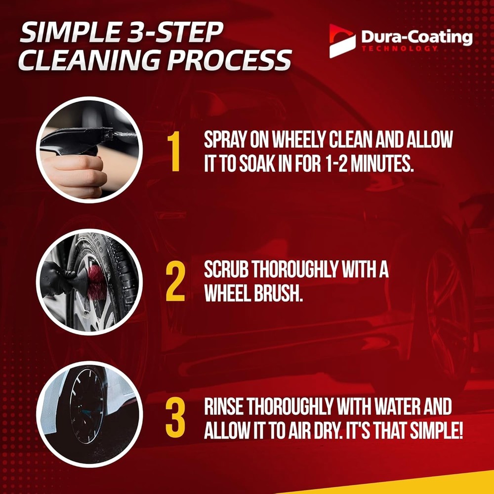 DURA-COATING TECHNOLOGY Wheely Clean-Professional Wheel Cleaner Highly Effective