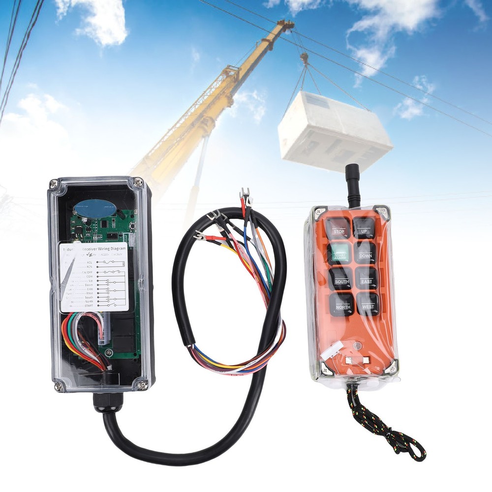 Wireless Crane Remote Control Electric Hoist Wireless Transmitter And Receiver