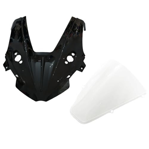 Motorcycle Windshield Wind Deflector Visor Front ONE SIZE D-Clear Windshield