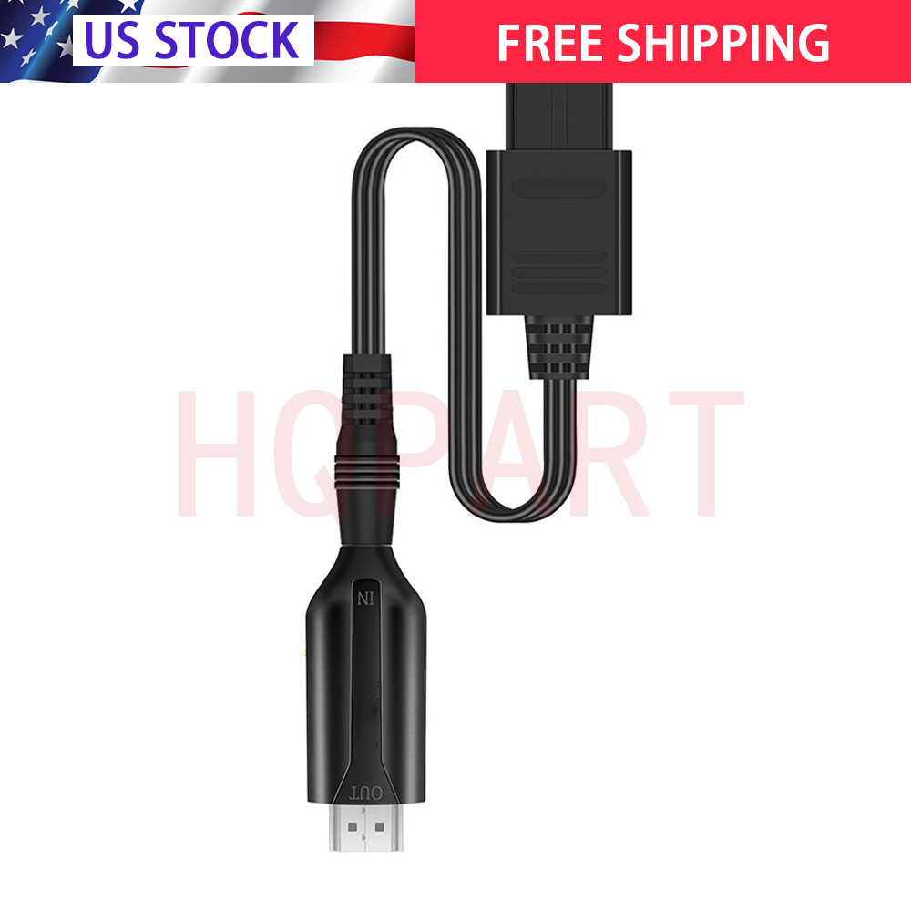 For Nintendo Gamecube NES SNES N64 To HDMI Converter Adapter 1080P HD Cable