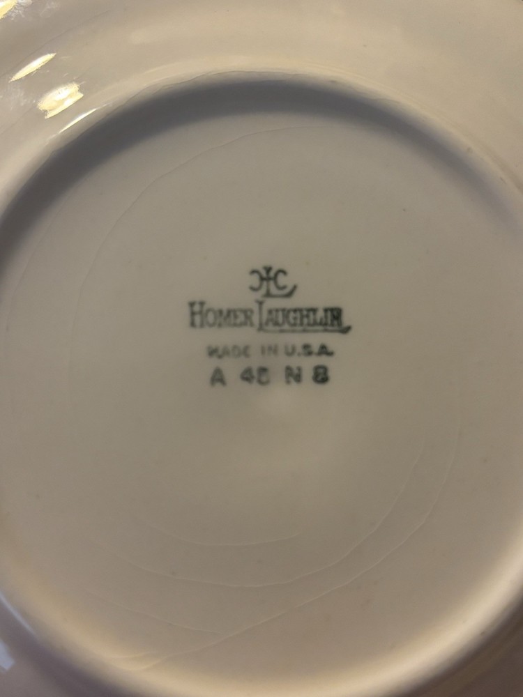 Homer Laughlin 1930’s Eggshell Marigold Theme Dinnerware