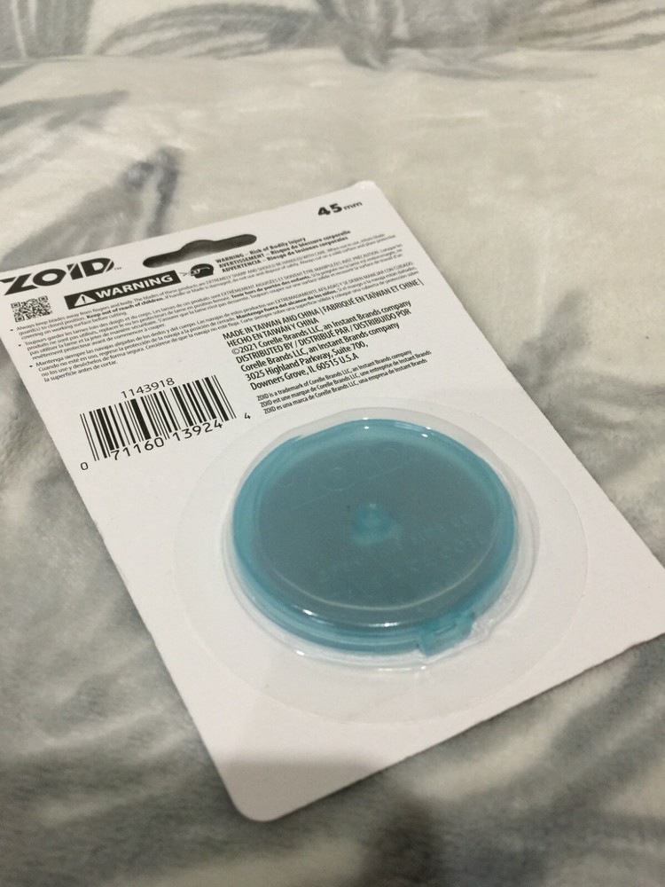 ZOID Tools 45mm Rotary Cutter Blade Refill, 1-pack NEW