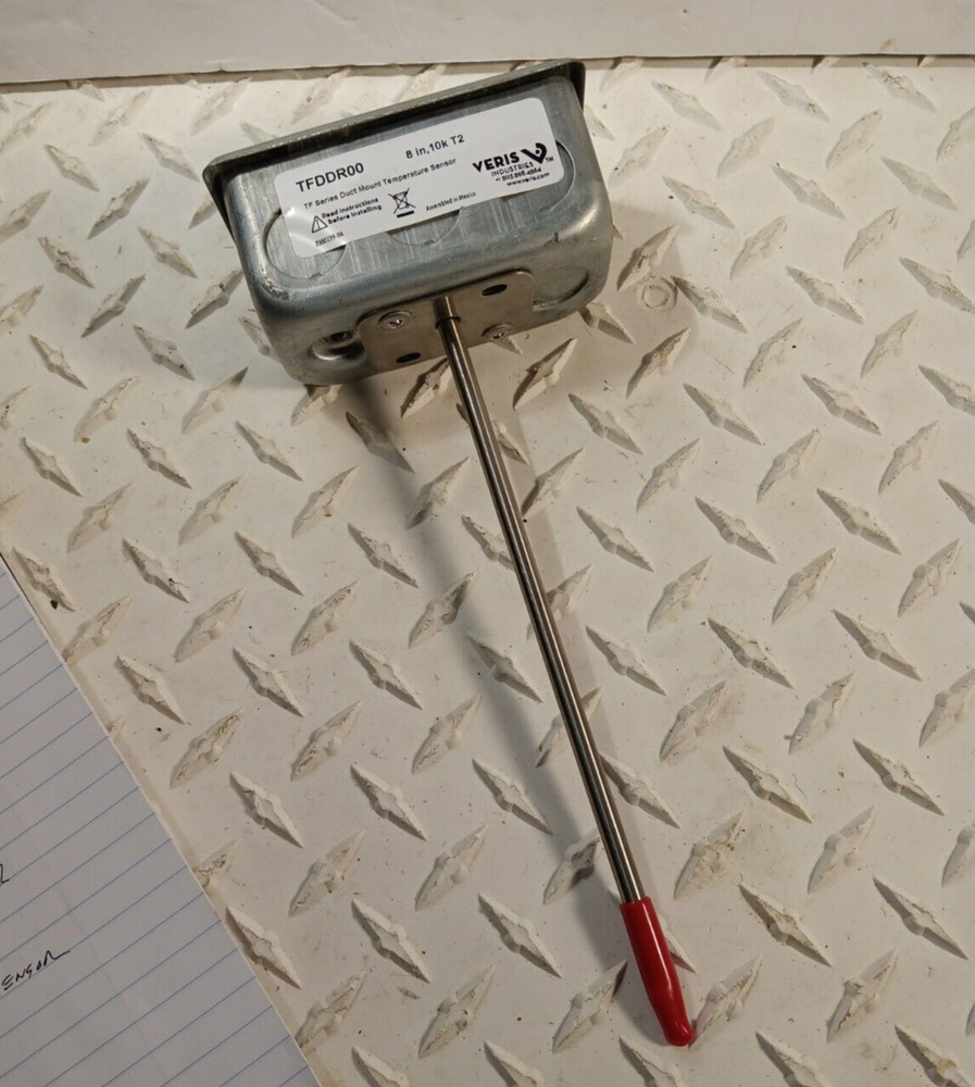 VERIS TFDDR00 Duct Mount Temperature Sensor 8"