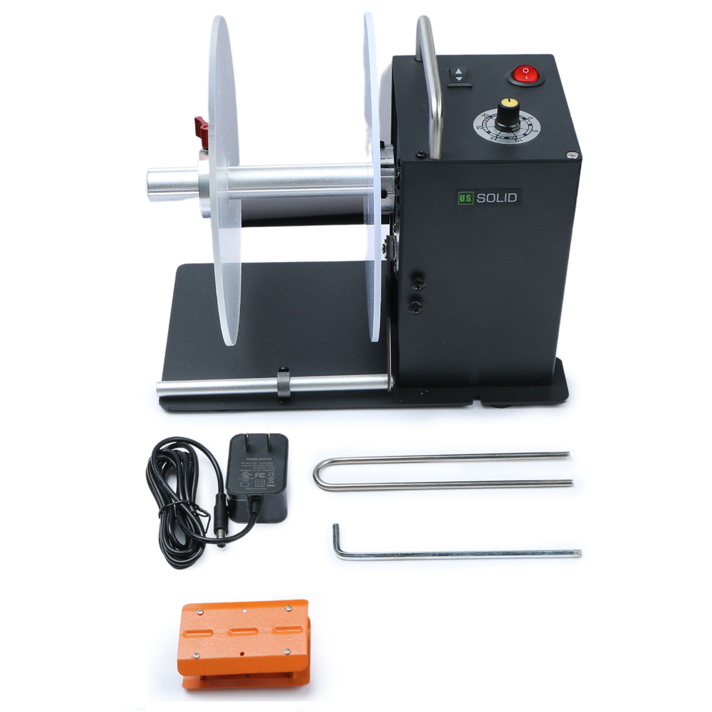 Automatic Label Rewinder Bidirectional Rewinding Width 3.15" Core Holder 1" 1.5"