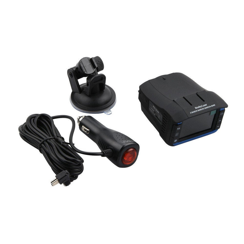 Car Multifunctional Dash Cam DVR with Full Frequency Radar Detector 2.0" Display