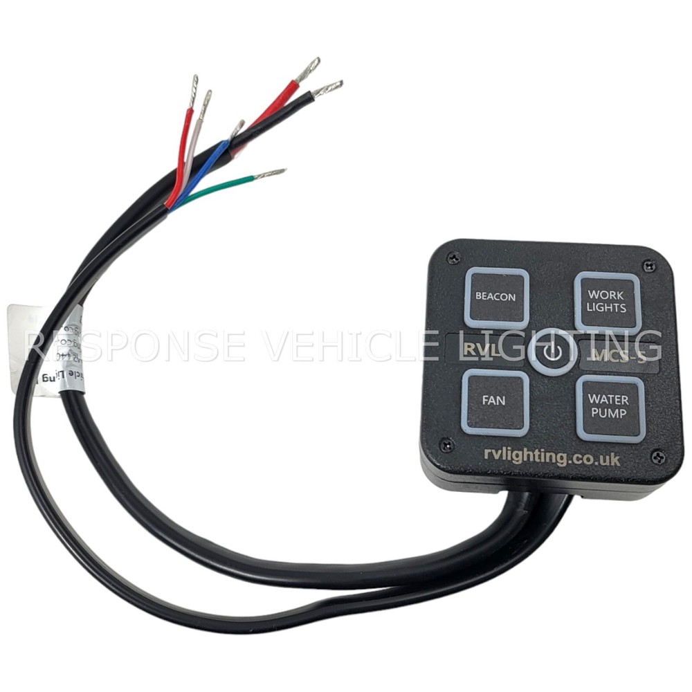 4 Switch Control Panel, Amber LED Light Bars Work Strobe Bracket Mount 12v 24v