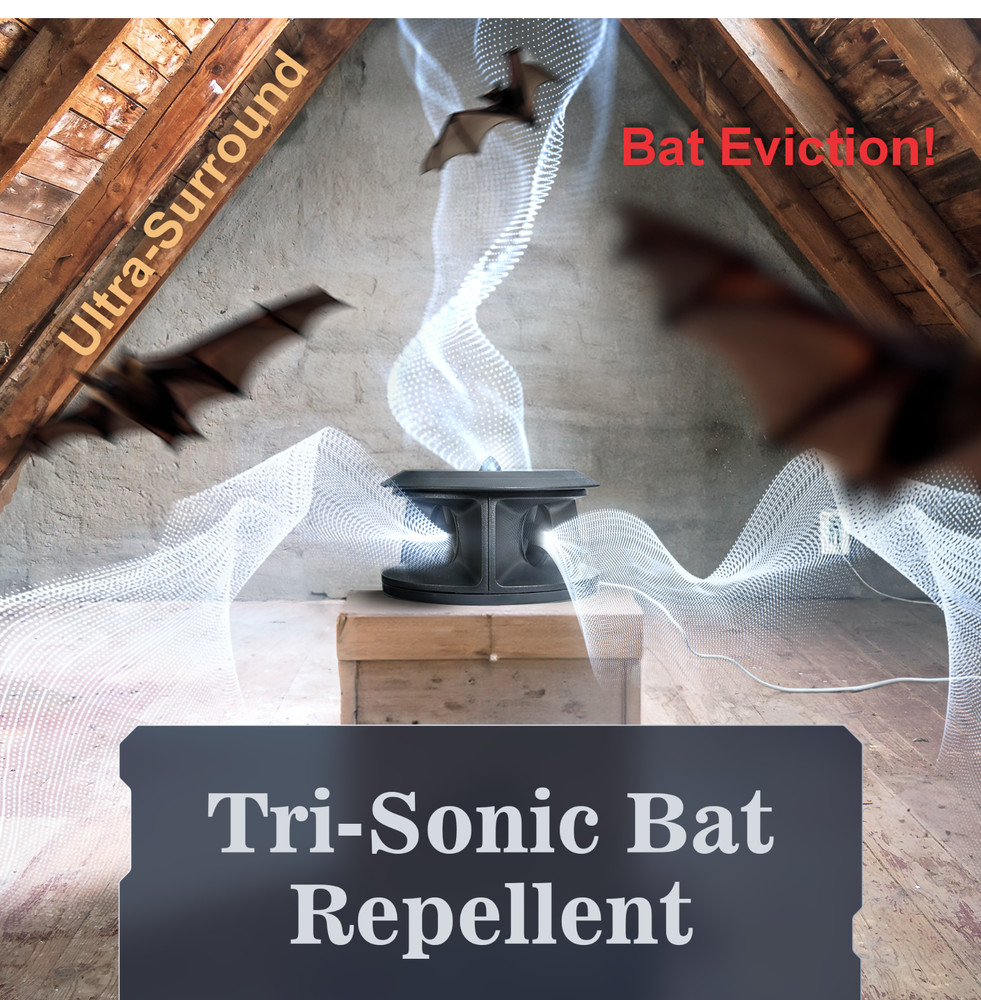 CLEANRTH BCS202 Bat-Blocker Pro - Safely Repels Bats Away