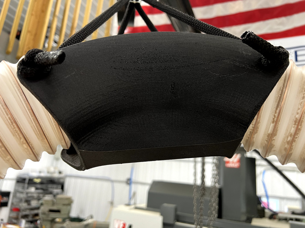 dust collection hose support hanger