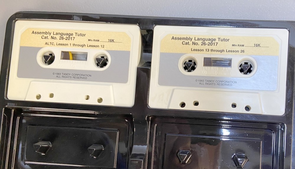 TRS-80 Assembly Language Tutor Manual & Cassettes