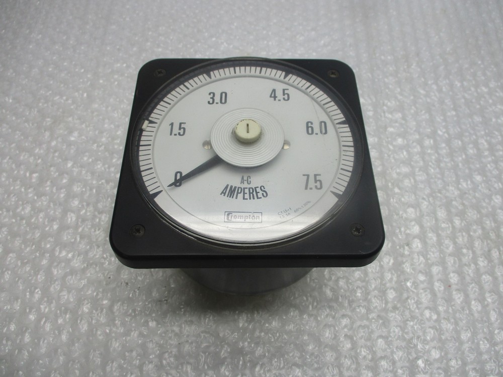 CROMPTON 077-05FA-LS METER 0-7.5AC NSNP