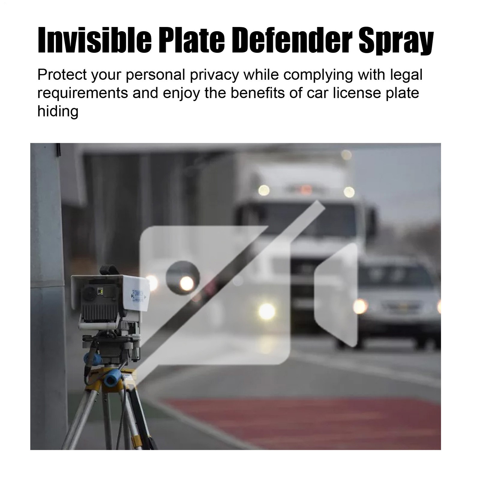 30ml Invisible Licence Plate Defender Stealth Plate Invisible Defender Spray NEW