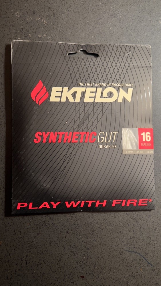 Racquet String Ektelon  Duraflex 16 Gauge  New String