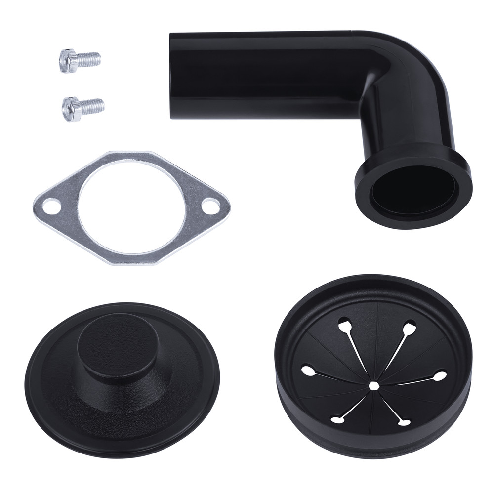 Continuous Feed 1/2 Garbage Disposal with Power Cord for Kitchen Sink