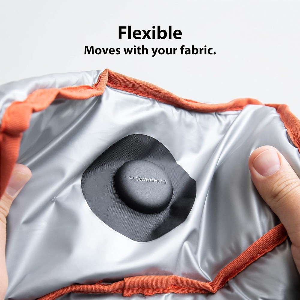Elevation Lab AirTag Fabric Mount - TagVault™ - The First Single, Black
