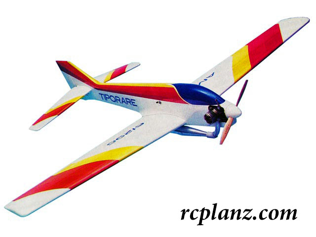 R/C AIRPLANE PLANS & PATTERNS: Tiporare 65" Wingspan - .60 RC Pattern Plane