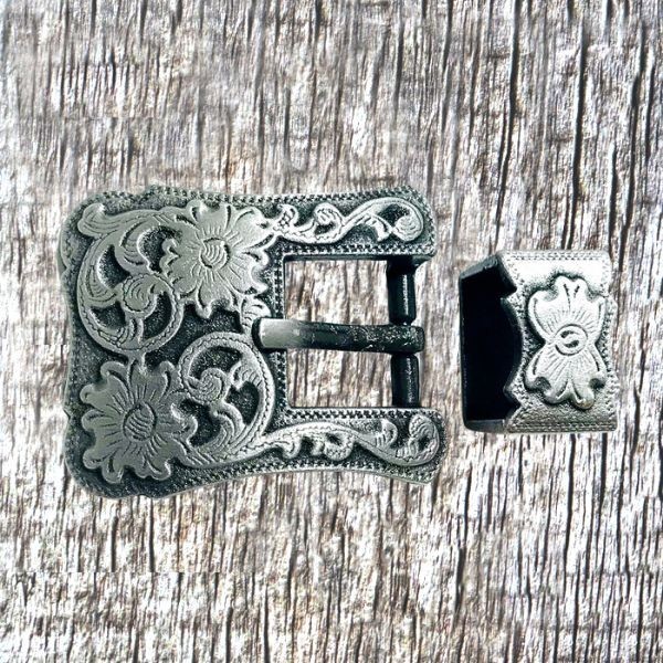 Santa Fe Hardware Headstall Buckle Set  CON00449-SF-AN