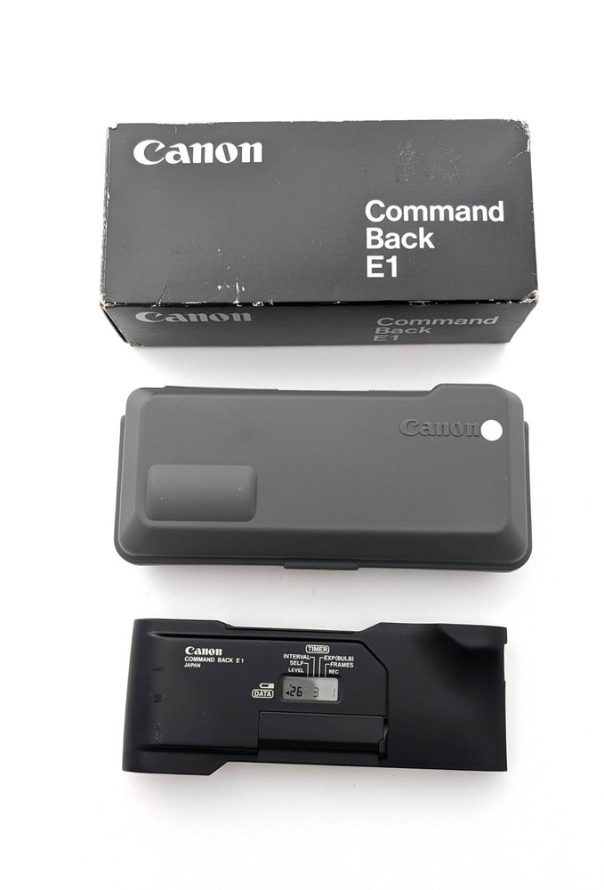 CANON Command Back E1 w Intervalometer, for EOS-1 / 1N / 1N RS w Case, Box NEW