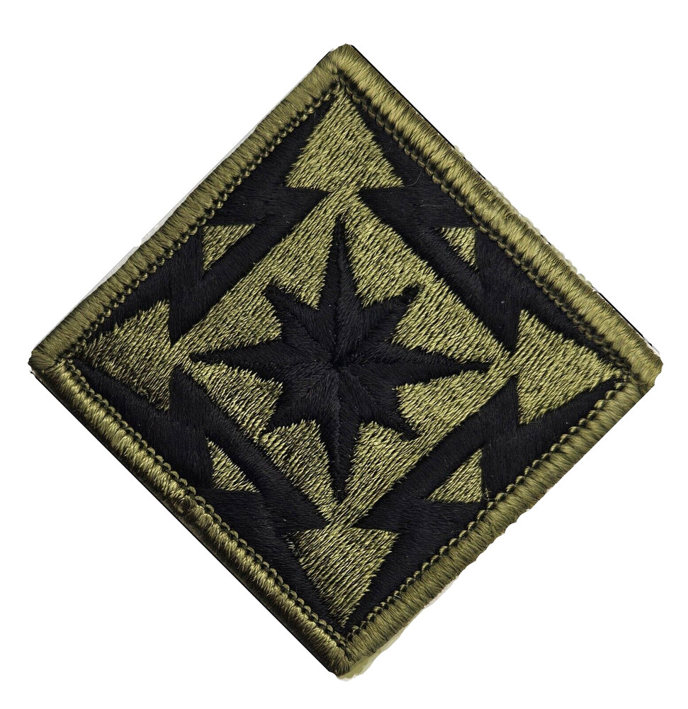 US Army Broadcasting Services Subdued Sew-On Military Patch