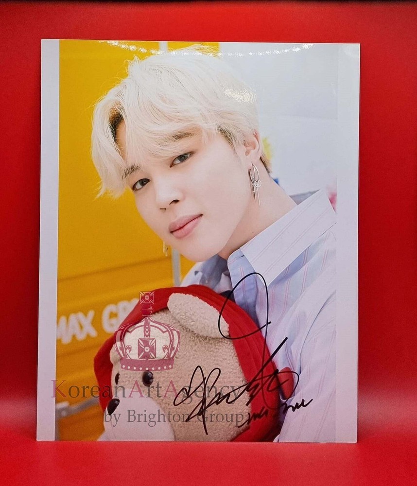 Bts Jimin 10inches Autograph