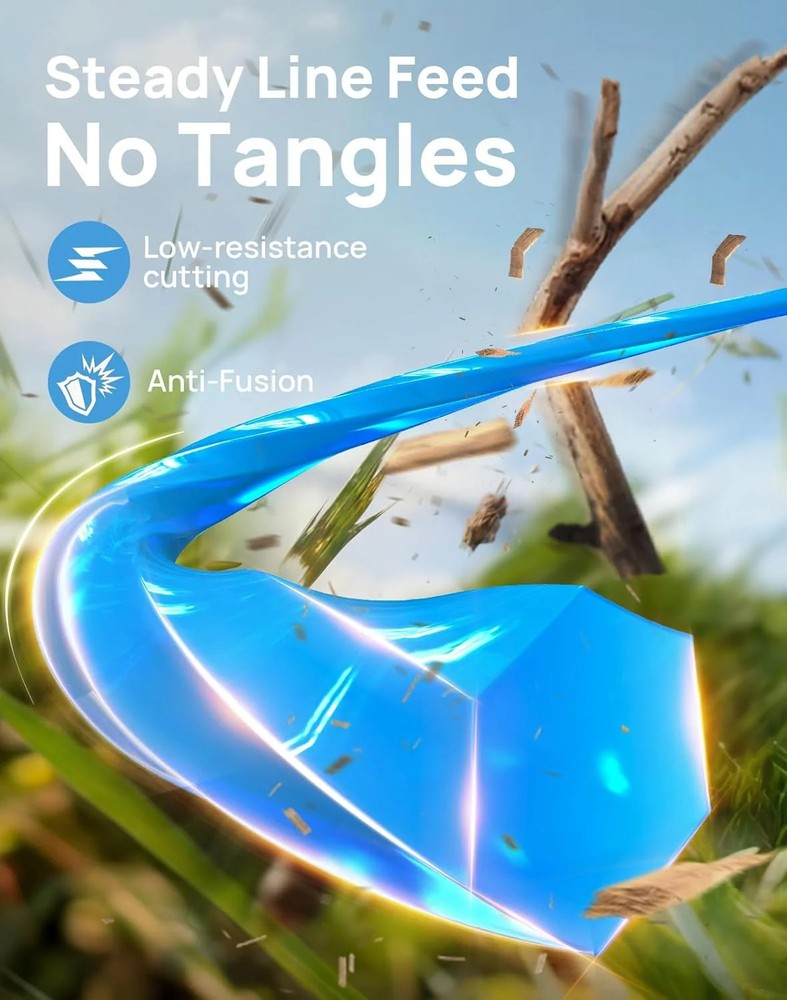 Weed Eater String, 0.065'' 340FT Weed Wacker String, Hexagonal Heavy Duty String