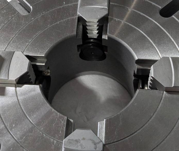 12" Independent 4 Jaw Lathe Chuck D1-6 Mounting 3.74" Through Hole 429-4126