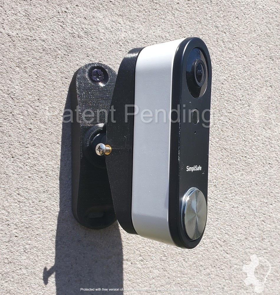 Simplisafe Adjustable Mount, Doorbell Camera Mount